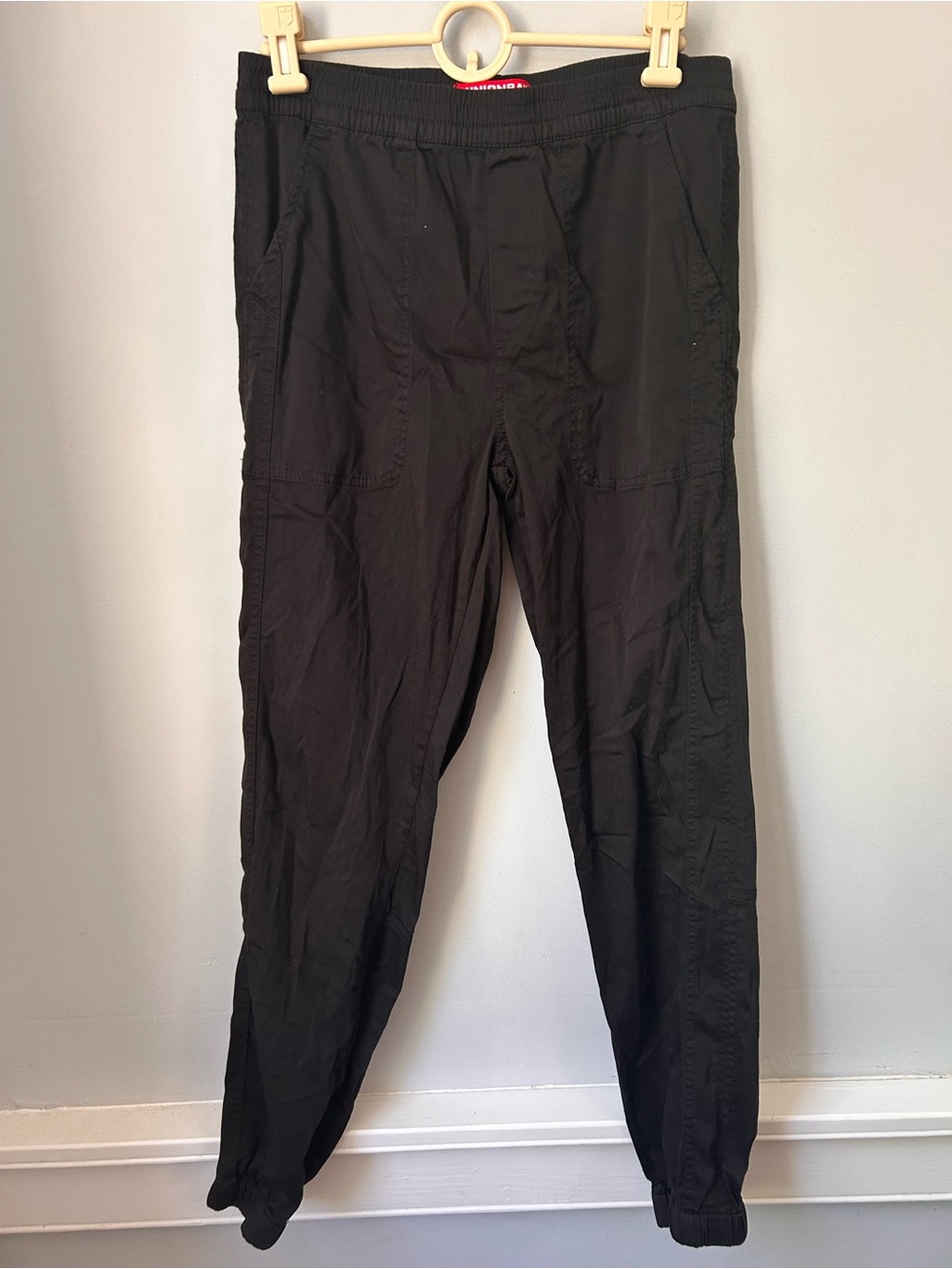 UNIONBAY Caylee Black Jogger Pants Juniors Medium Drawstring